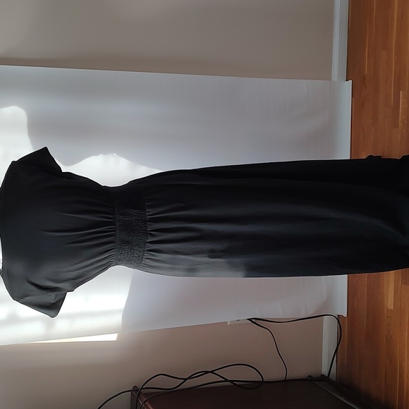 NWT V Neck Short Sleeve Thigh Slit Maxi Dress - Picture 6 of 6